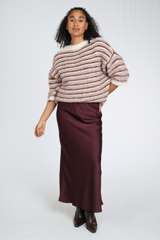 Neo Noir 159588 Rok wijd lang Rood