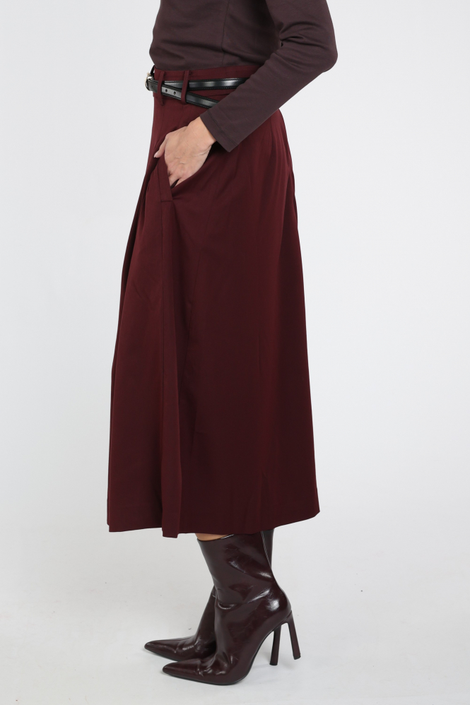 Co'couture 500363 Rok wijd lang Rood
