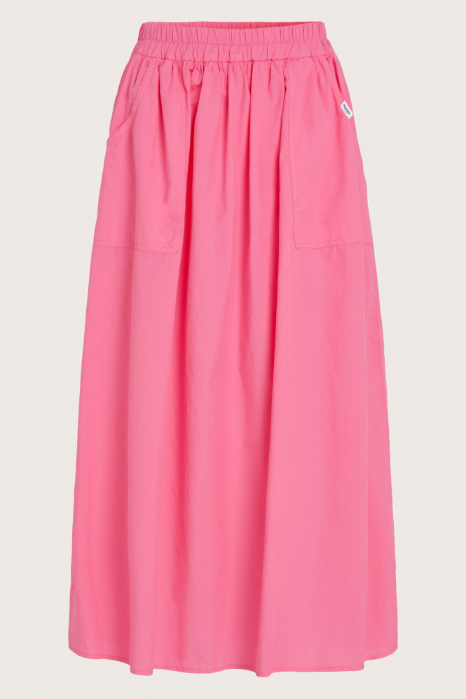 Penn & Ink S24Z622 Rok wijd lang Roze