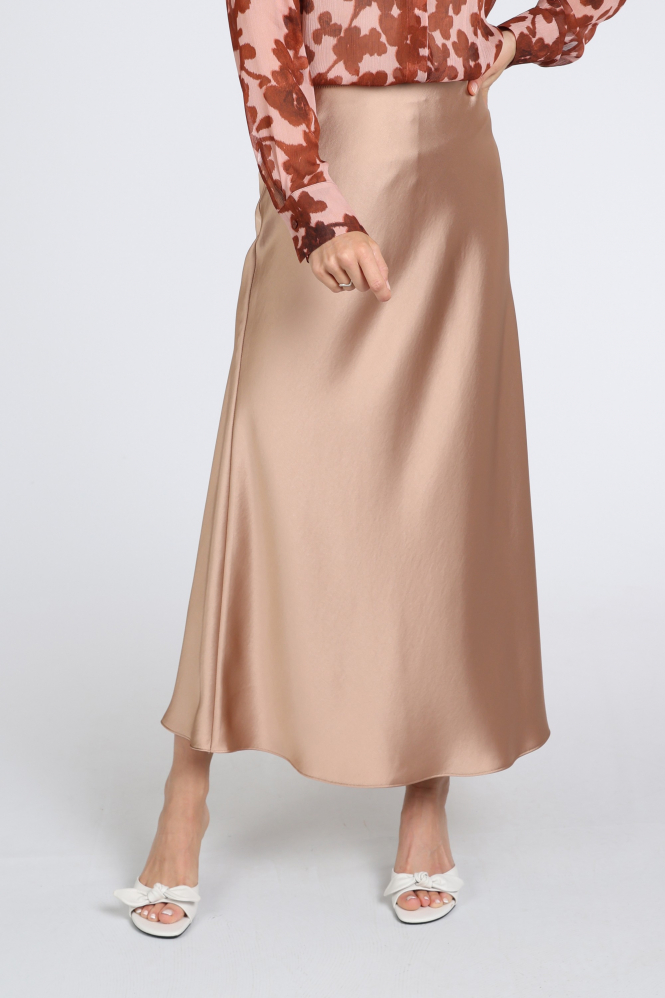 Luisa Cerano 548343-3777 Rok wijd lang Roze