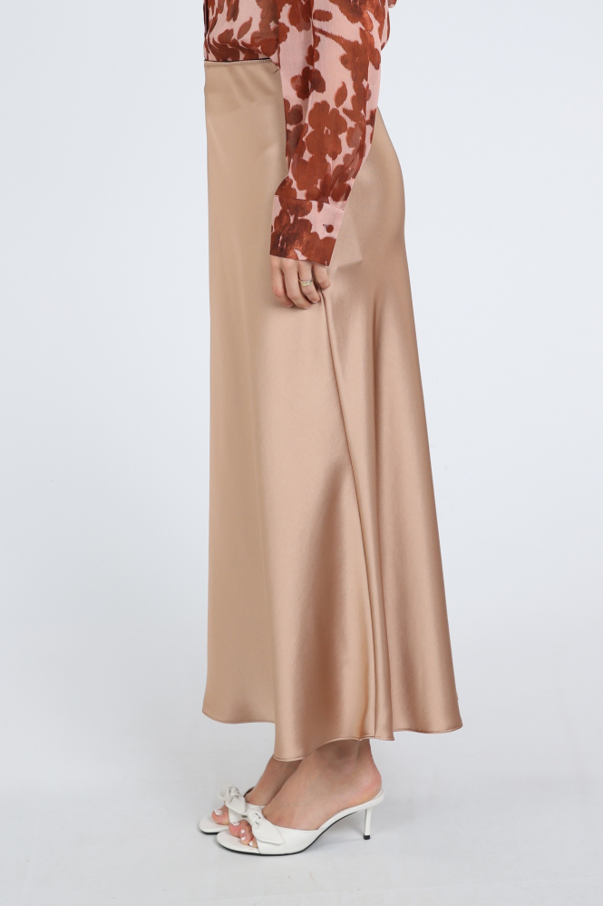 Luisa Cerano 548343-3777 Rok wijd lang Roze