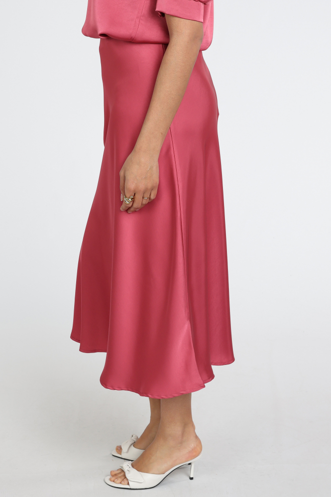 Neo Noir Bovary skirt Rok wijd lang Rood