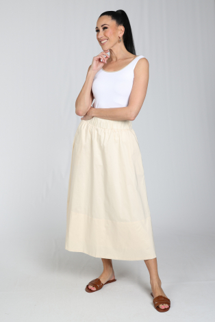 Neo Noir Yara Poplin skirt Geel