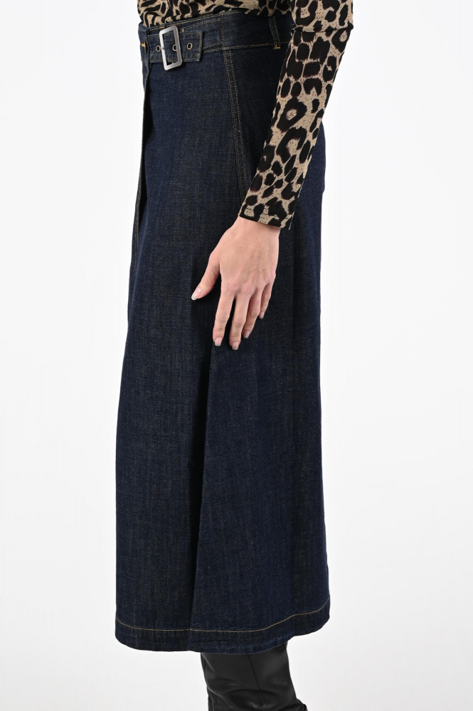 Geisha 56505-10 Rok wijd lang Blauw