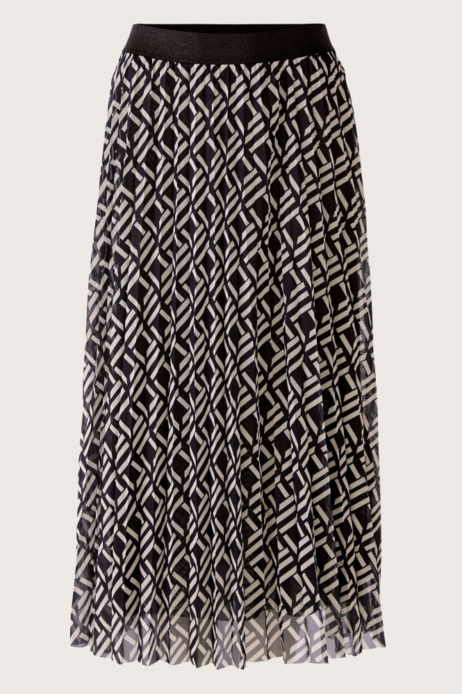 Oui 80155 Rok wijd lang Zwart