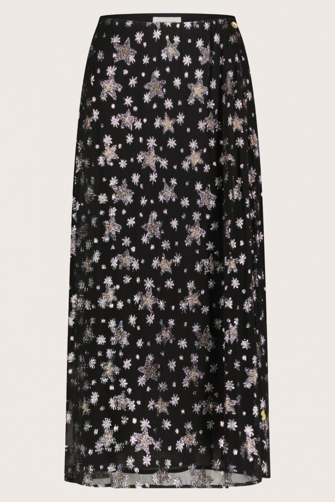 Fabienne Chapot CLT-260-SKI-AW23 Rok wijd lang Zwart