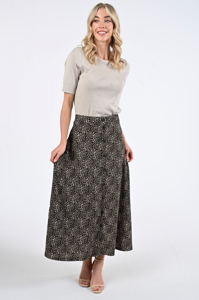 Geisha 56335-41 Rok wijd lang Zwart