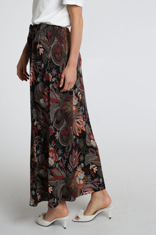 Geisha 66073-60 Rok wijd lang Zwart