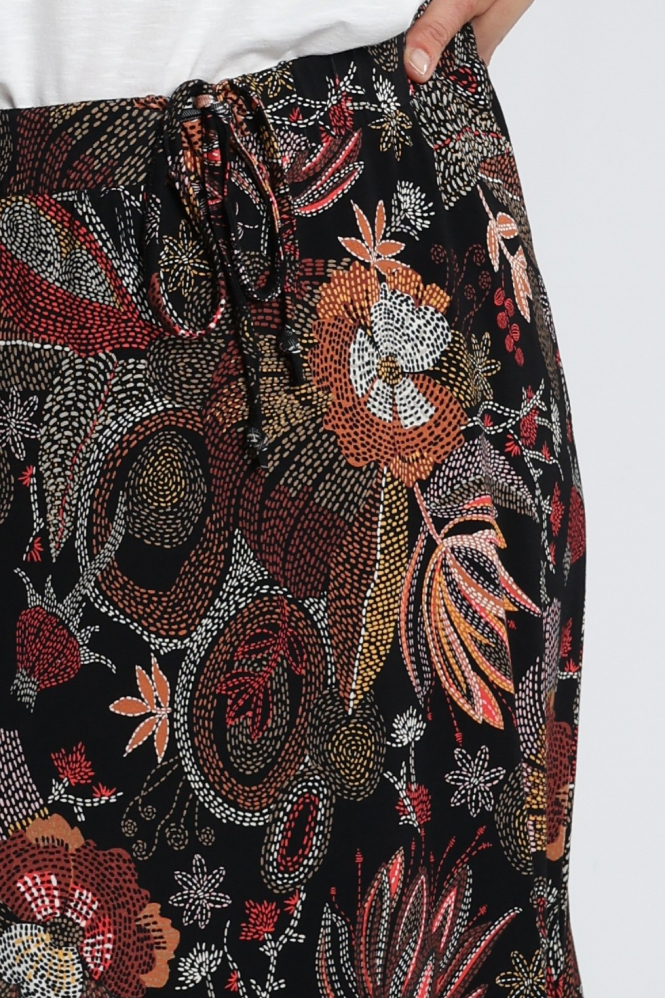 Geisha 66073-60 Rok wijd lang Zwart