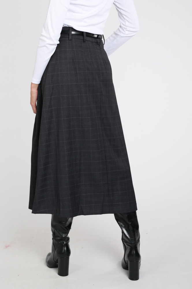 Co'couture 500308 Rok wijd lang Grijs
