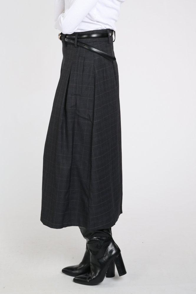 Co'couture 500308 Rok wijd lang Grijs