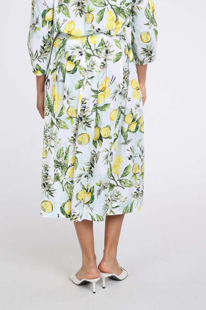 Marc Cain AA 71.01 W02 Rok wijd lang Wit