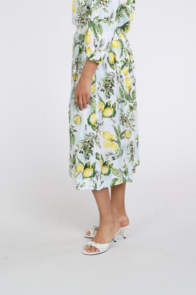 Marc Cain AA 71.01 W02 Rok wijd lang Wit