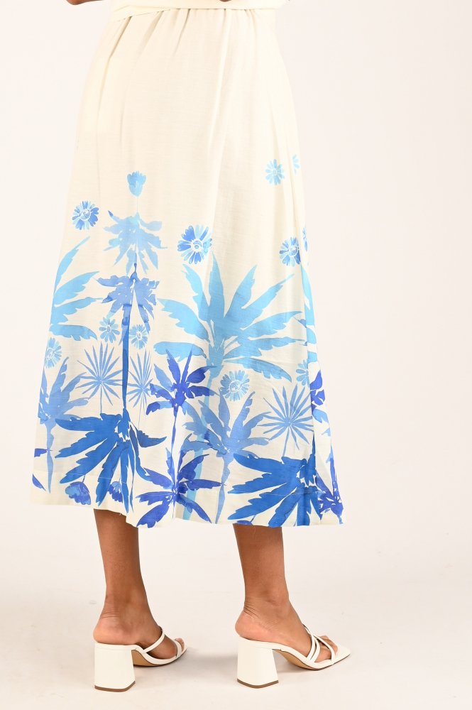 Fabienne Chapot CLT-SKI-20-AW24-0 Rok wijd lang Wit