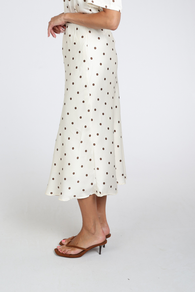 Neo Noir 169340 Bovary Rok wijd lang Beige