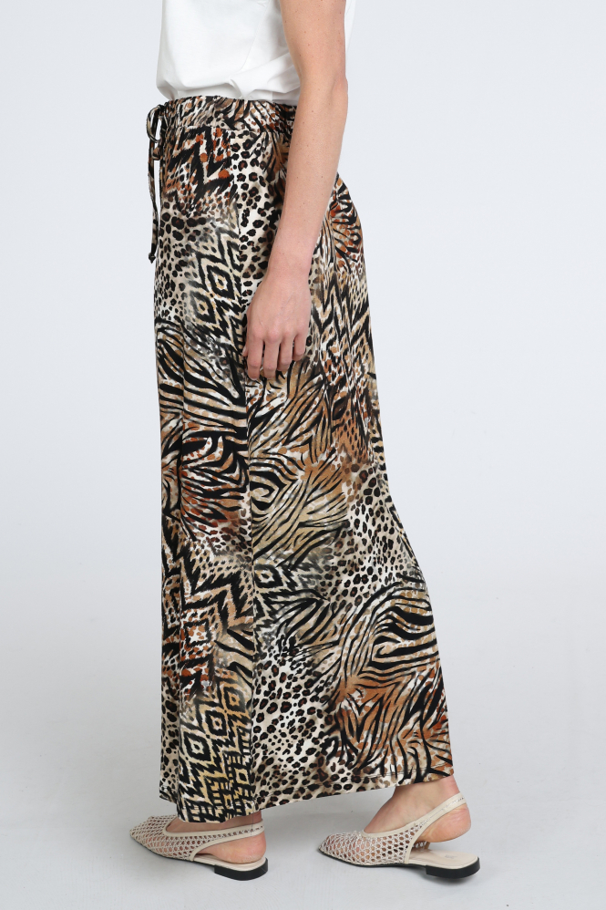 Geisha 56352-60 Rok wijd lang Bruin