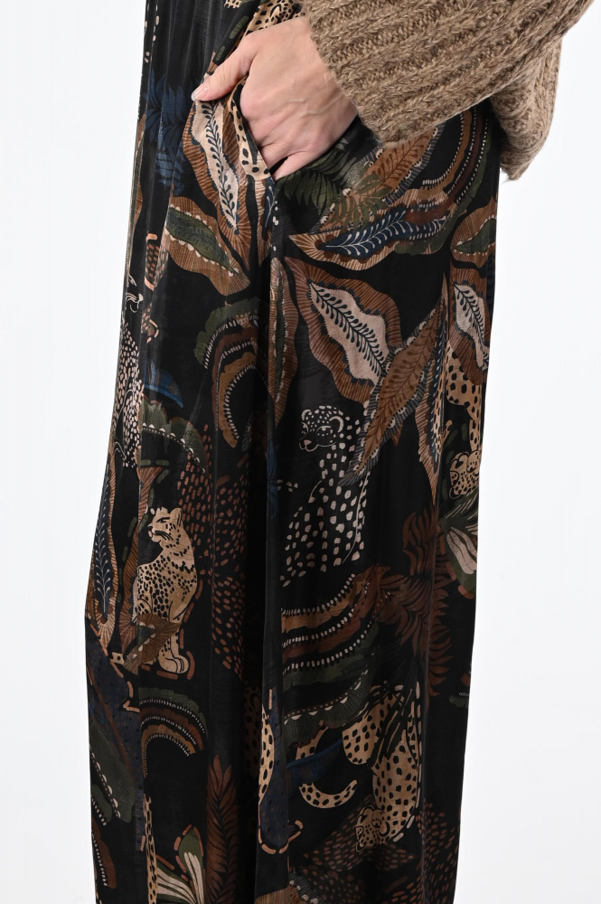 Geisha 56570-70 Rok wijd lang Groen