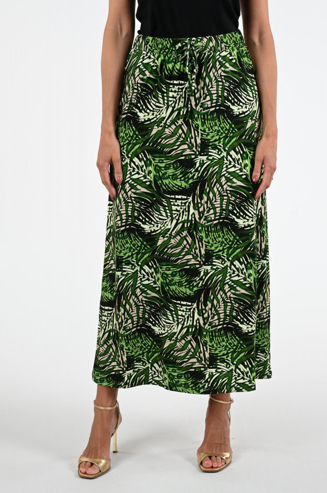 Geisha 56352-60 ISA Rok wijd lang Groen