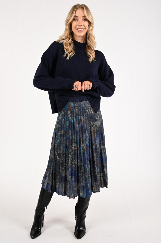 Roberto sarto 531281 Rok wijd lang Blauw