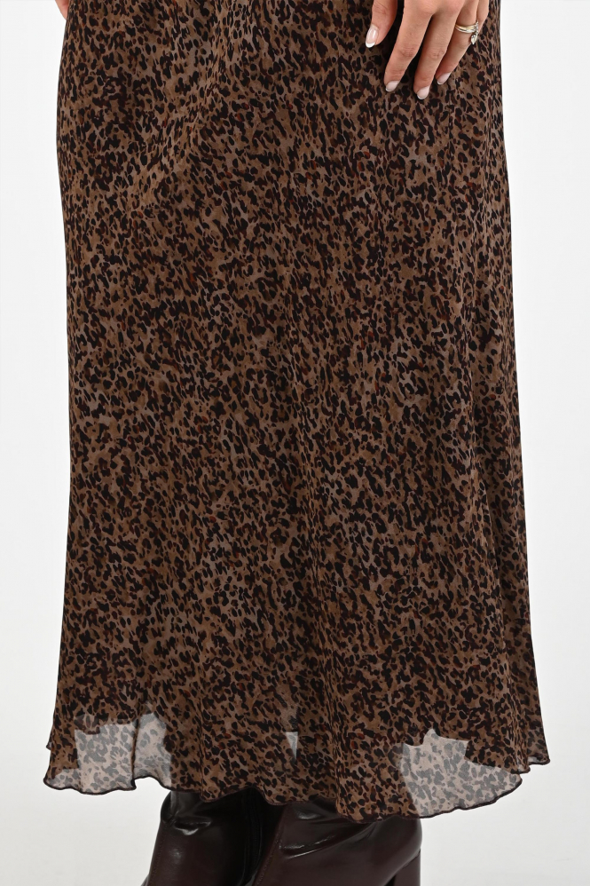 Luisa Cerano 528306-3778 Rok wijd lang Paars