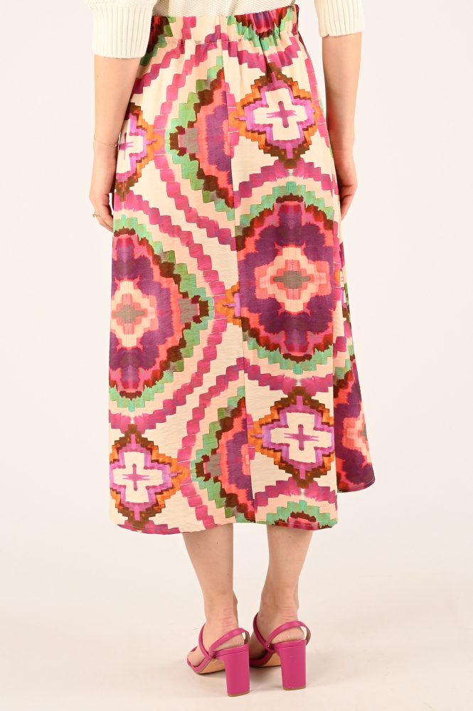 Geisha 46204-20 Rok wijd lang Roze