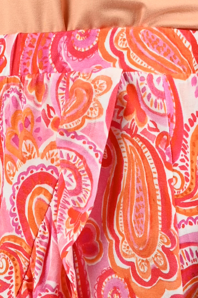 Geisha 56038-60 Rok wijd lang Oranje