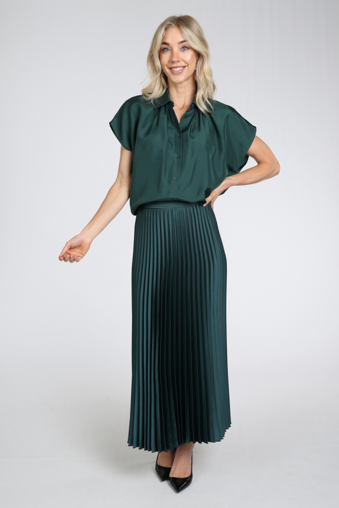 MaxMara nicchia mm10287 Plooirok Groen