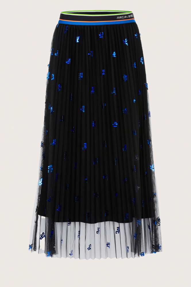 Marc Cain XS 71.06 W24 Plooirok Blauw