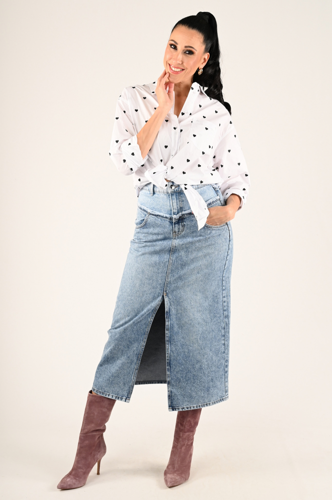 Co'couture 34154 Jeansrok Blauw
