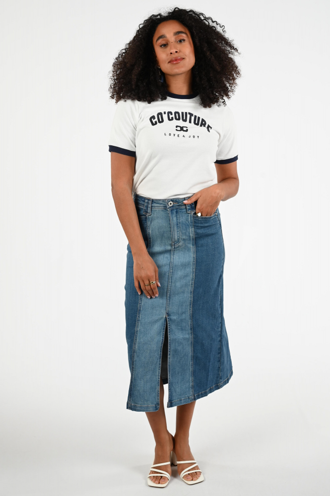 Geisha 56000-10 Jeansrok Blauw