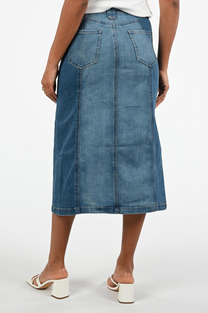 Geisha 56000-10 Jeansrok Blauw