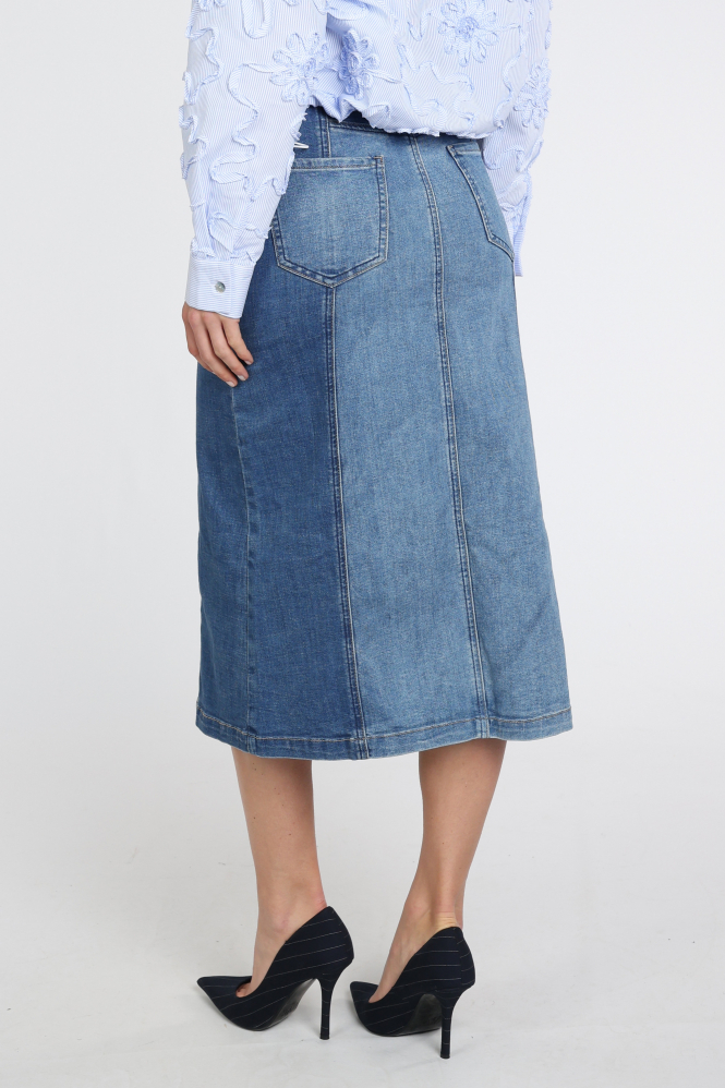 Geisha 56000-10 Jeansrok Blauw