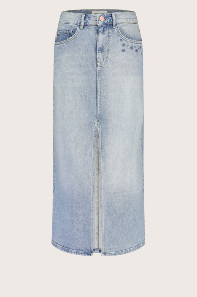 Fabienne Chapot CLT-SKI-05-AW24-3 Jeansrok Blauw
