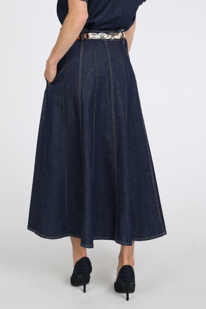 Caroline Biss 4716 Jeansrok Blauw