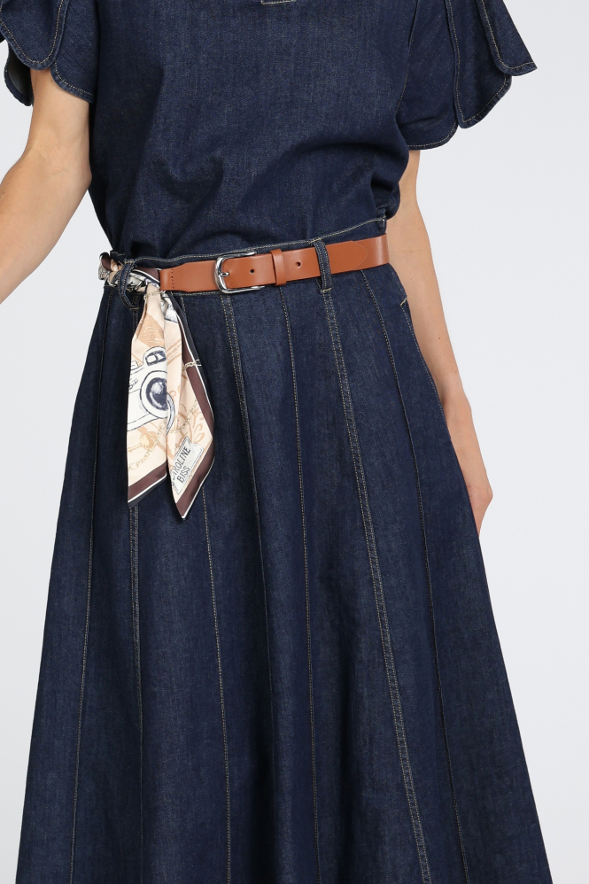 Caroline Biss 4716 Jeansrok Blauw
