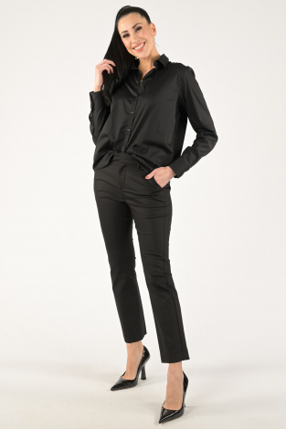 Mos Mosh ellen night pant Zwart