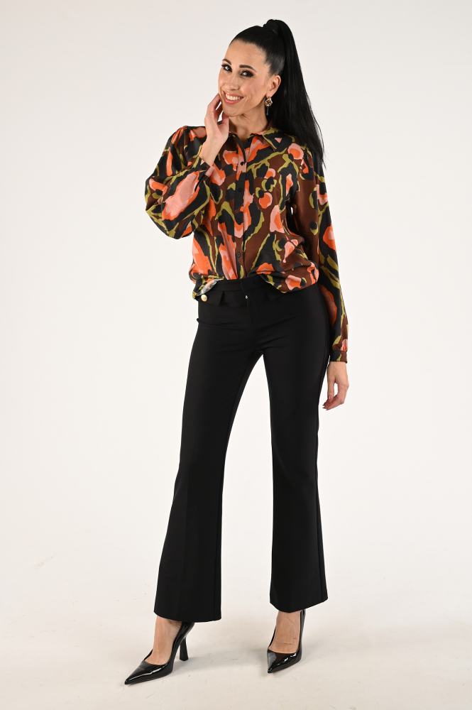 Rosner alisa flared 332 Broek Zwart