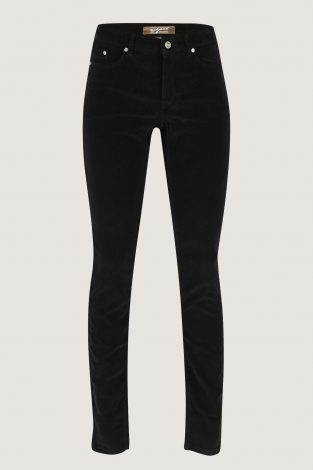 NickJean Kathy Velour Zwart