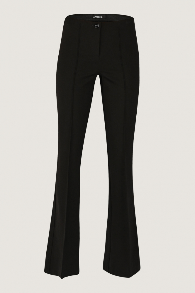 Cambio Ros Flared Broek Zwart
