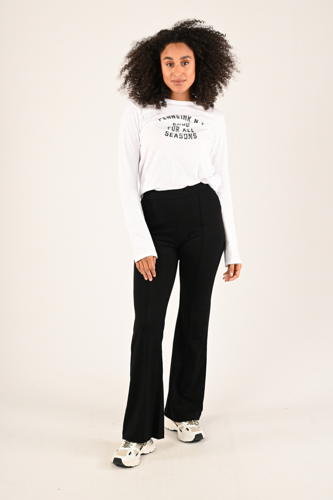 Penn & Ink W24T1093 Broek Zwart