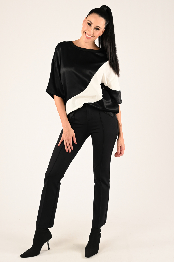 Rosner Alisa Slim ROR Broek Zwart