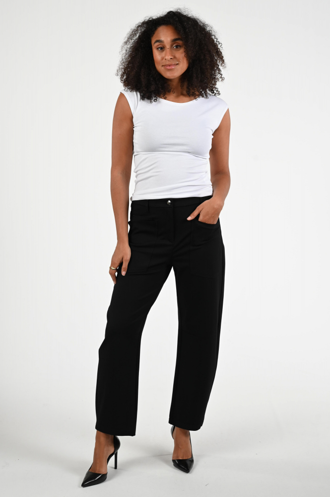 Mac Baggy Smart Broek Zwart