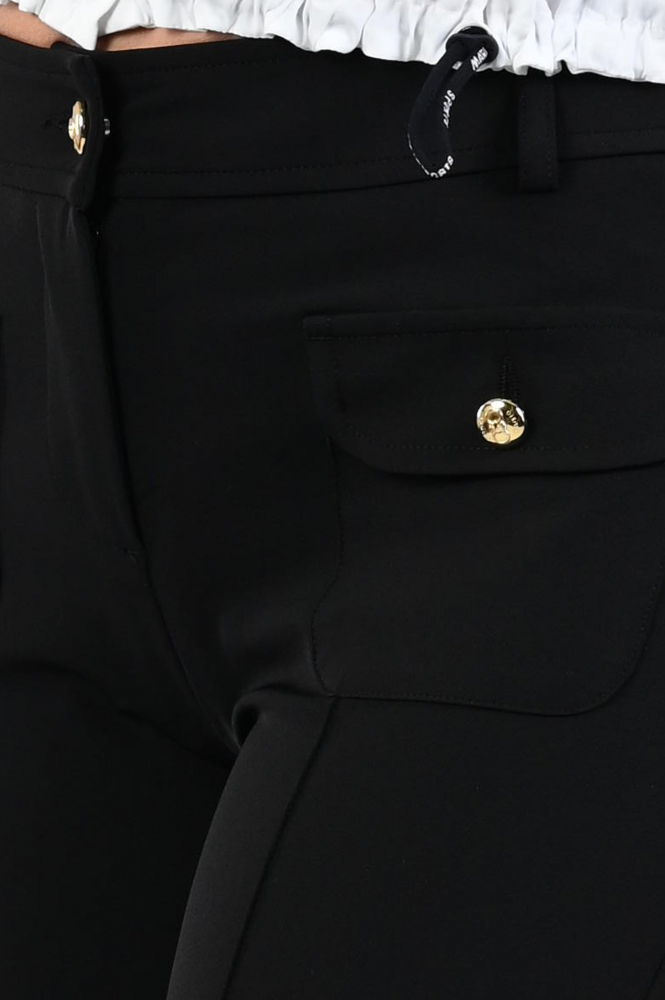 Cambio Farah 6111042700 Broek Zwart