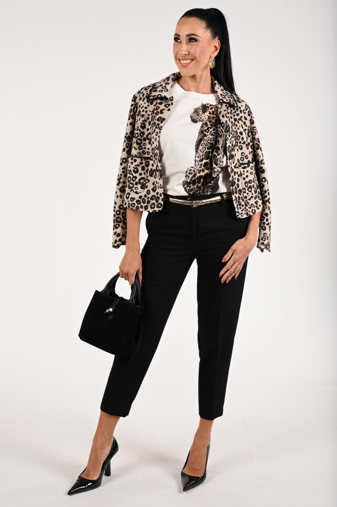 Marc Cain ZC 81.14 W44 Broek Zwart