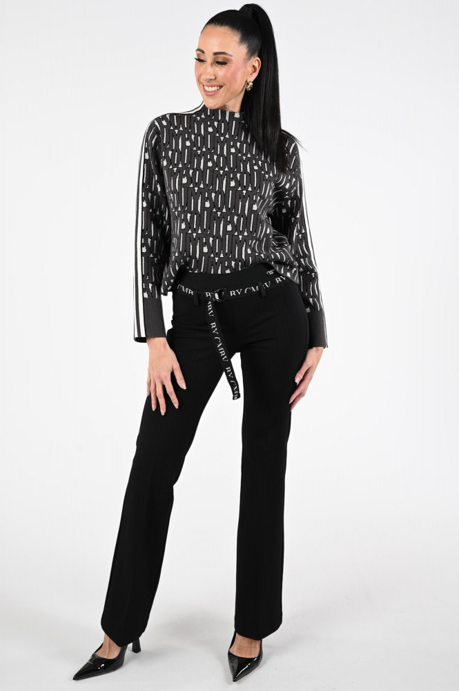 Cambio Felicia 6343045901 Broek Zwart