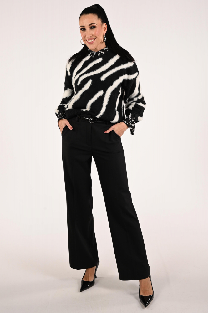 Cambio Amelie Broek Zwart