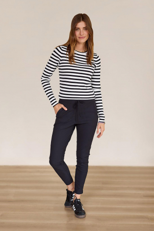 L.O.E.S. by Studio Anneloes Startup trousers  Zwart