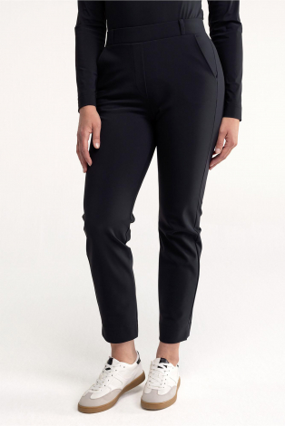 L.O.E.S. by Studio Anneloes Anne bonded trousers Zwart