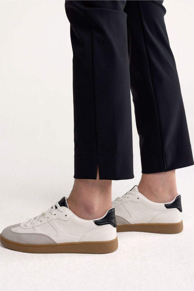 L.O.E.S. by Studio Anneloes Anne bonded trousers Broek Zwart