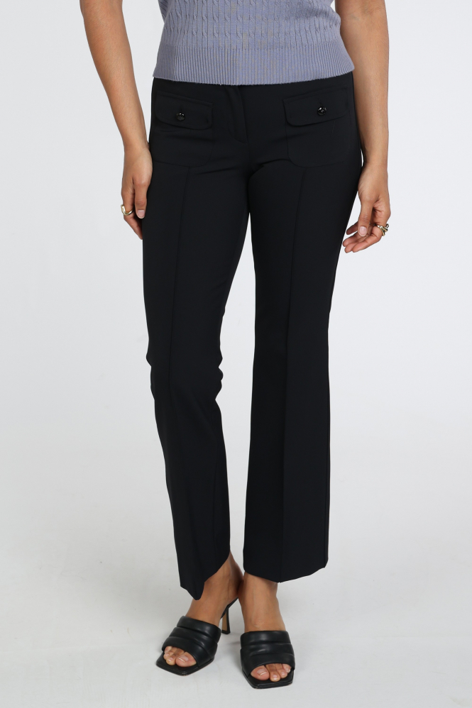 Cambio Farah 6111042700 Broek Zwart